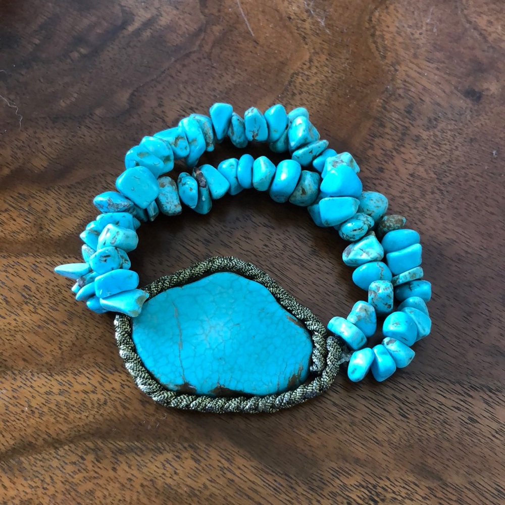 Gorgeous turquoise bracelet - Picture 2 of 4